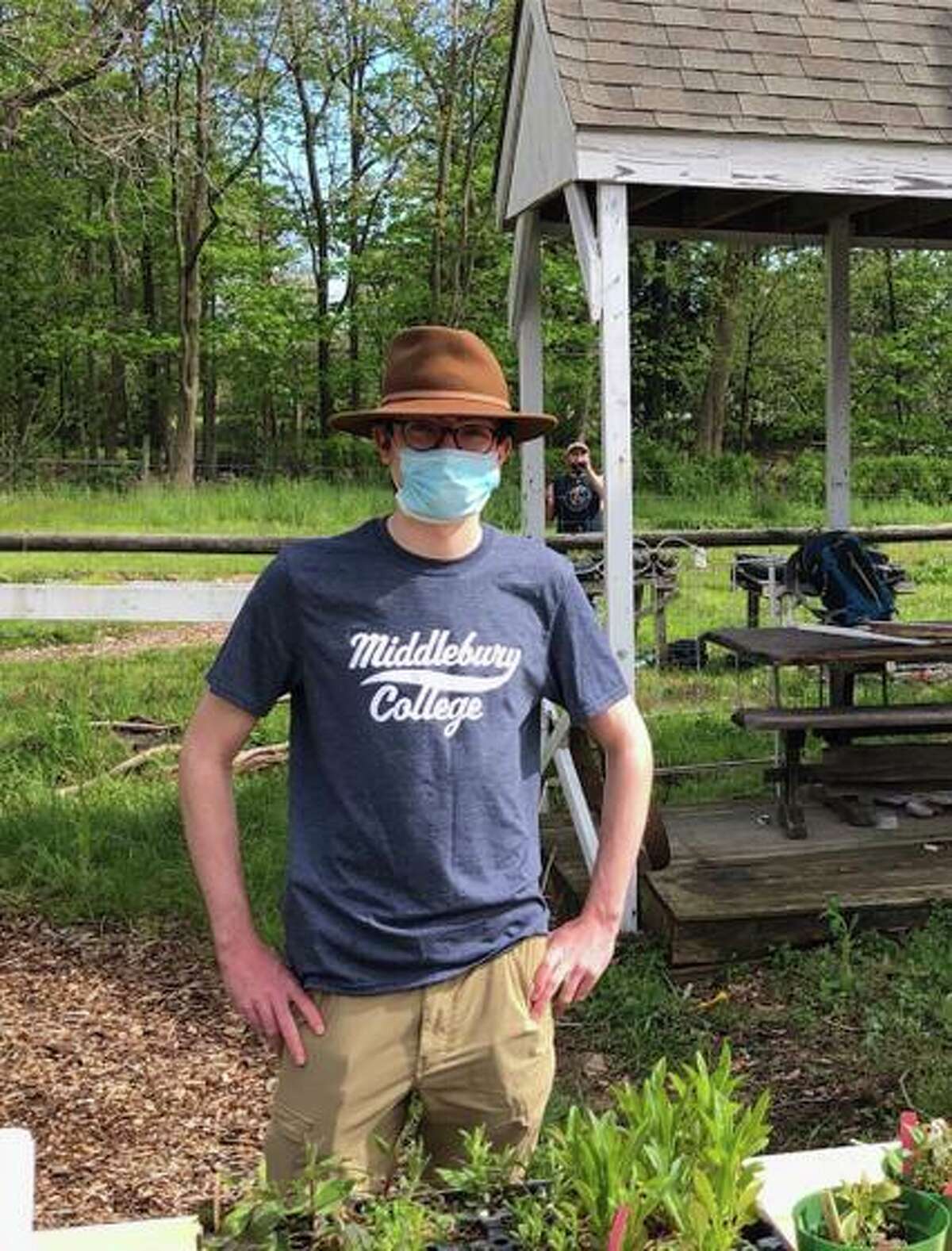 Brett Gilman, a Wilton High School graduate, class of 2020, is leading the Wilton High School Organic Garden's fall plant sale. Orders may be placed through Sept. 2, 2020.