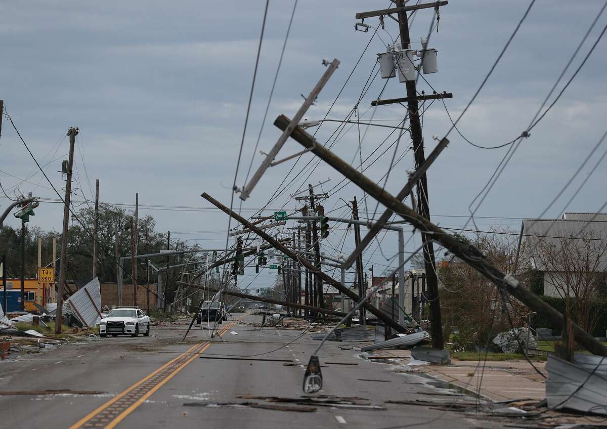 Photos: Daybreak Shows Swath Of Destruction Left Behind By Hurricane Laura