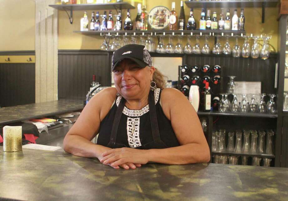 Nawal Braden Swart, owner of Nawal's Mediterranean Grille, said she loves owning a business in Big Rapids and is always excited to see new, local faces coming into the restaurant. (Pioneer photo/Taylor Fussman)