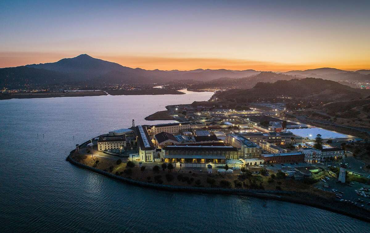 San Quentin Prison where a COVID-19 outbreak has spread to more than 1500 prisoners following a prisoner transfer in San Quentin, Calif., on Wednesday, July 8, 2020.