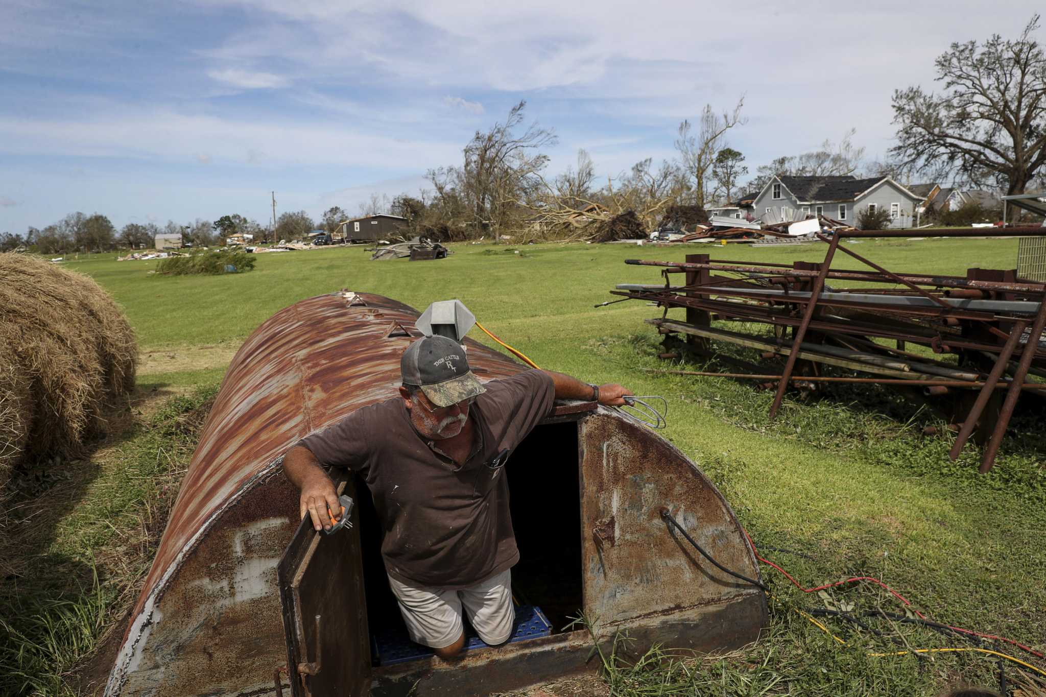 Scars of Hurricane Laura evident as Louisiana residents assess