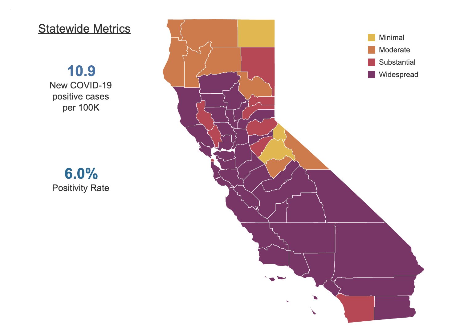 Here S What California S New Color Coded Reopening Rules Mean For Bay Area Counties