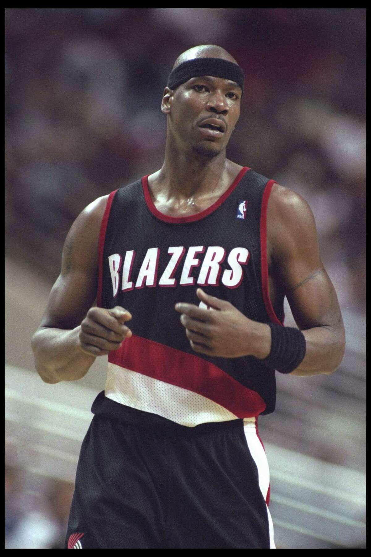 FILE - AUGUST 29: Former NBA All-Star Clifford Robinson, who played for the Portland Trail Blazers, Phoenix Suns, Detroit Pistons, Golden State Warriors and New Jersey Nets, has has passed away. He was 53 years old. 2 Mar 1996: Forward Clifford Robinson of the Portland Trail Blazers looks on during a game against the Orlando Magic held at Orlando Arena in Orlando, Florida. The Magic won the game, 115-89.