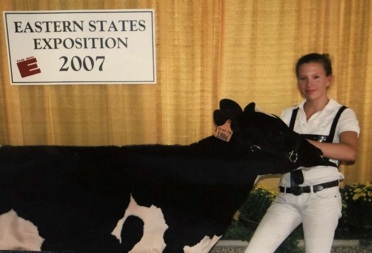 2. I was a member of the 4-H club and showed heifers at fairs every summer. We spent a lot of time at my Grandpa Bob’s dairy farm in New Hampshire and kept several animals at our home - calves, steers, chickens, pigs, and a horse, just to name a few.