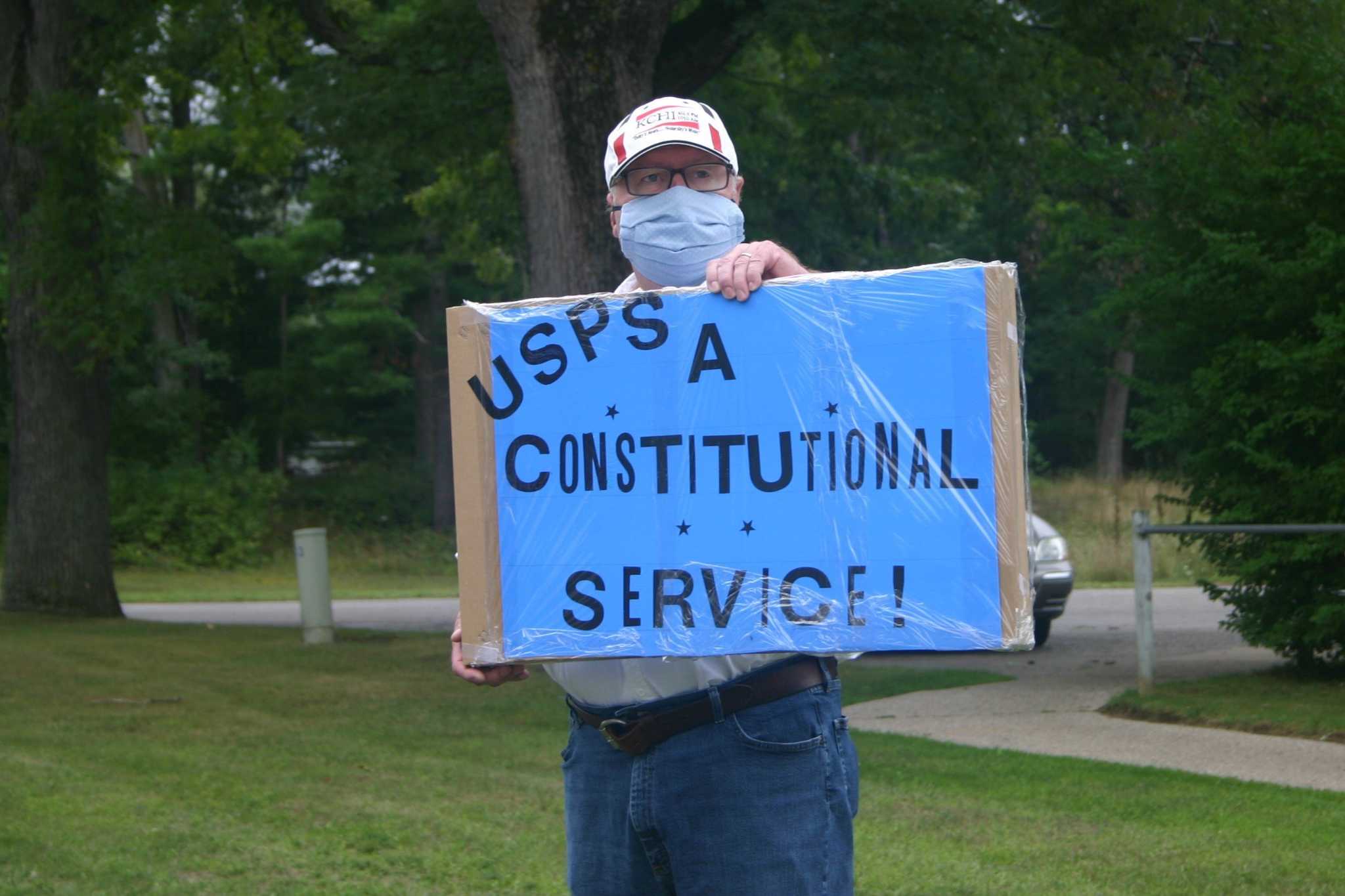 Postal Strong Community supports postal service with protest
