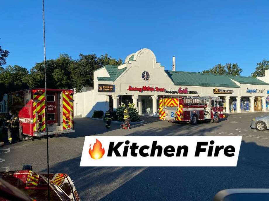 The Fairfield Fire Department extinguished a kitchen fire in the Jersey Mike’s on Black Rock Turnpike Sunday morning. Photo: / Fairfield Fire Department