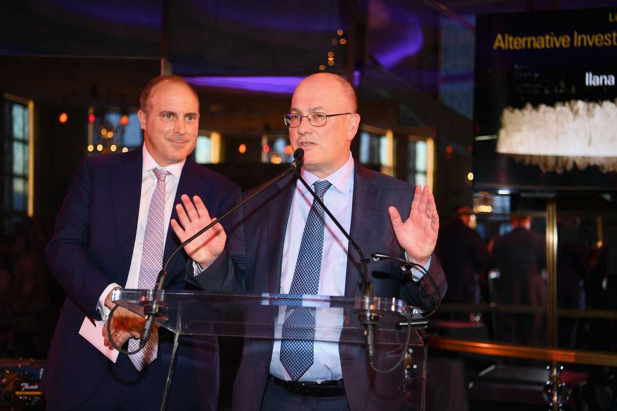 NEW YORK, NEW YORK - APRIL 10: Point72 Asset Management and Gala Chair Steven A. Cohen speaks on stage the Lincoln Center Alternative Investment Gala at The Rainbow Room on April 10, 2019 in New York City. (Photo by Dave Kotinsky/Getty Images for Lincoln Center)