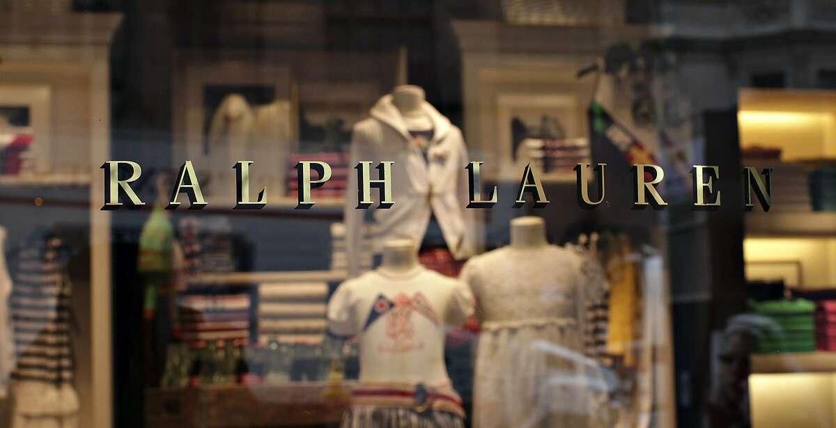 Ralph Lauren clothing sits on display inside a New York store in 2009.