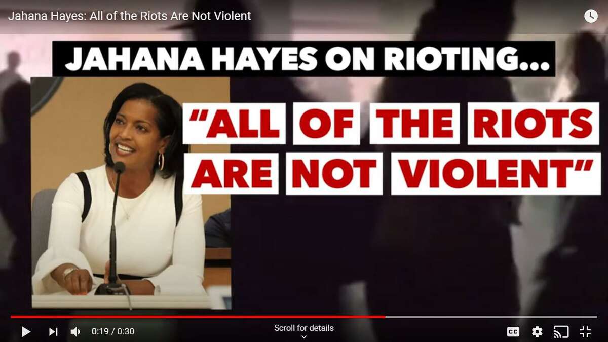 Republican David X. Sullivan, of New Fairfield, drew on fears of lawlessness and rioters in his first campaign ad which dropped Tuesday on YouTube. Sullivan is challenging U.S. Rep. Jahana Hayes, D-5th.