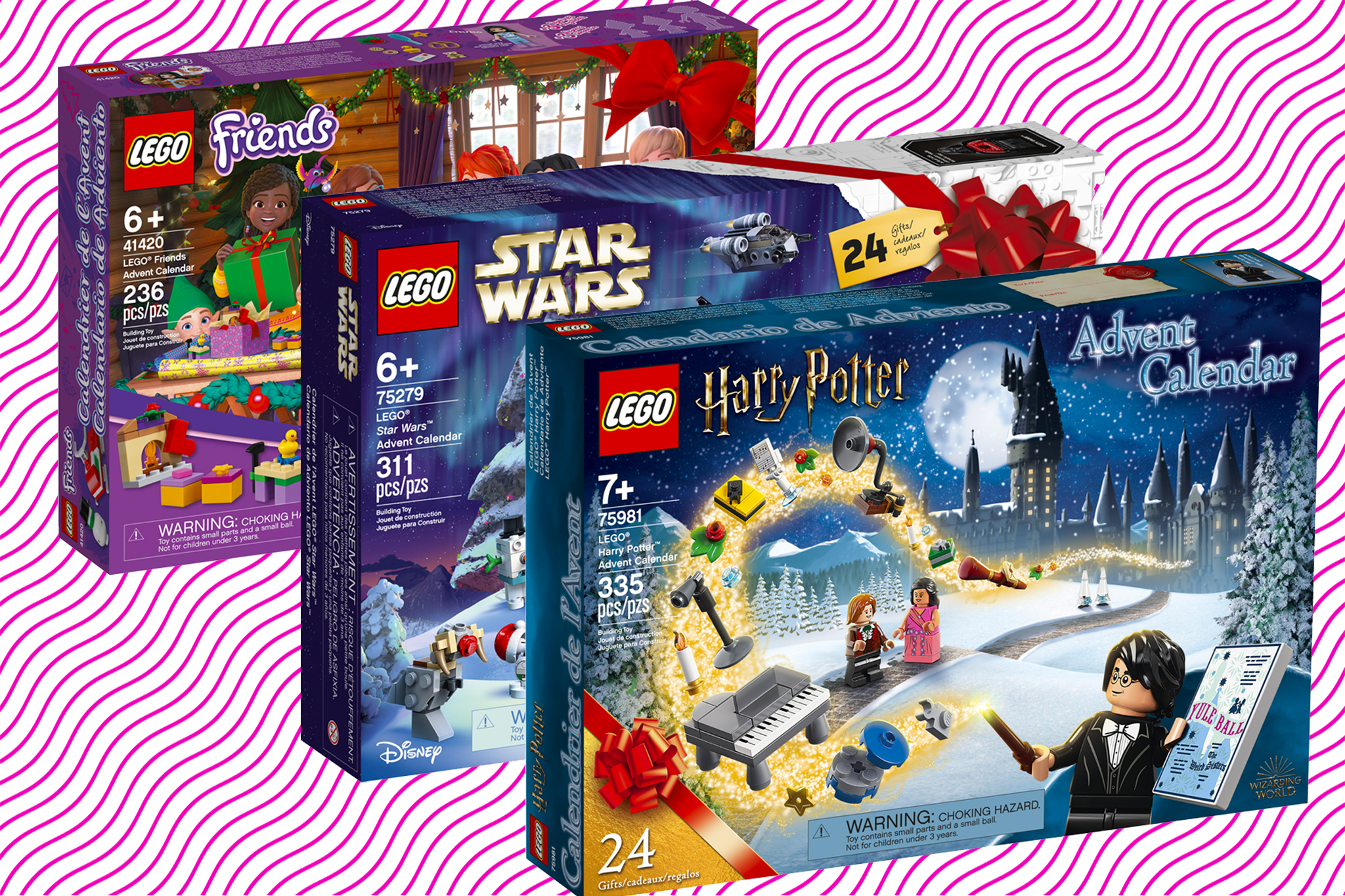 LEGO has 4 advent calendars and 3 of them are super cool