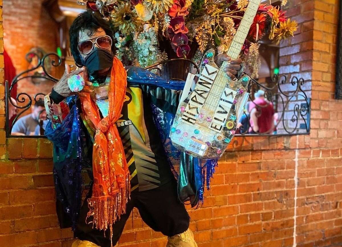 For years, the beloved San Antonio Elvis impersonator has set up an unofficial perch at the Market Square restaurant, always ready for a photo opportunity. The coronavirus pandemic has forced restaurants and residents to make some adjustments in response to mitigating the virus, but the Elvis impersonator is back.
