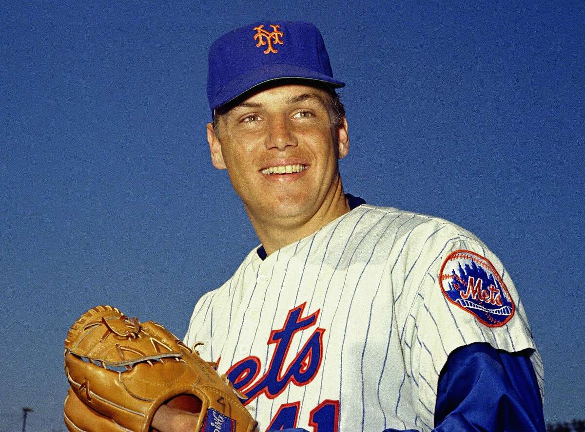 FILE - In this March 1968 file photo, New York Mets pitcher Tom Seaver poses for a photo, location not known. Seaver, the galvanizing leader of the Miracle Mets 1969 championship team and a pitcher who personified the rise of expansion teams during an era of radical change for baseball, has died. He was 75. The Hall of Fame said Wednesday night, Sept. 2, 2020, that Seaver died on Aug. 31 from complications of Lewy body dementia and COVID-19. (AP Photo, File)