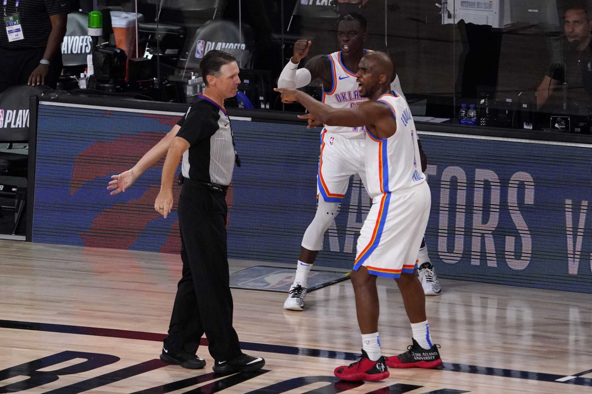 Paul lights into ref Scott Foster after Thunder's Game 7 loss