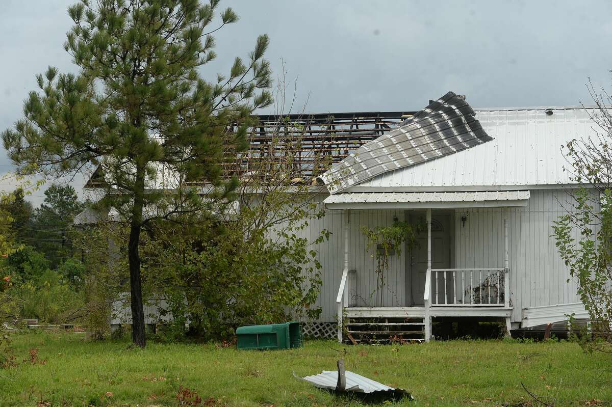 Damage remains at many homes and businesses in Orange a week after the area was hit with some of the most severe damage in Southeast Texas by Hurricane Laura. Photo taken Thursday, September 3, 2020 Kim Brent/The Enterprise