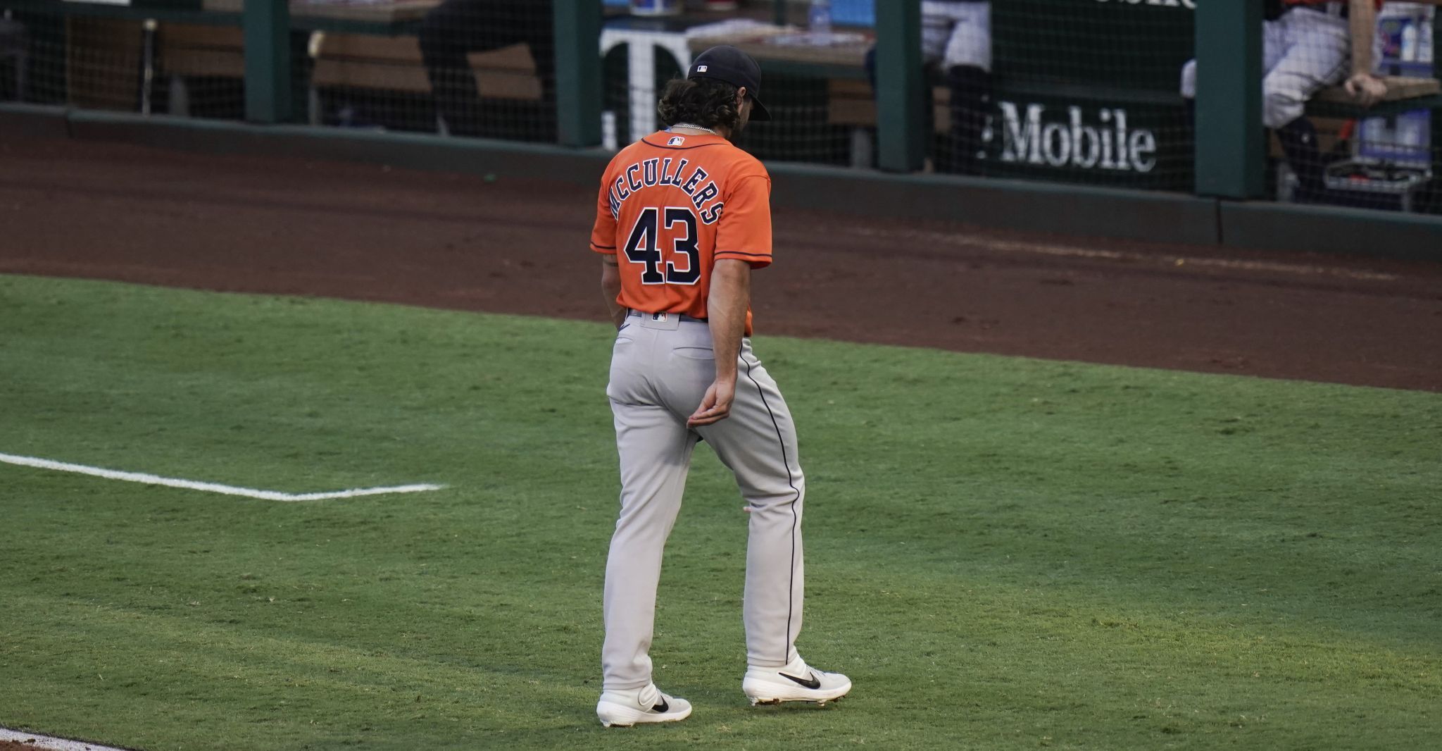 Lance McCullers 2021 ALDS Game-Used Jersey. Game 1 Start