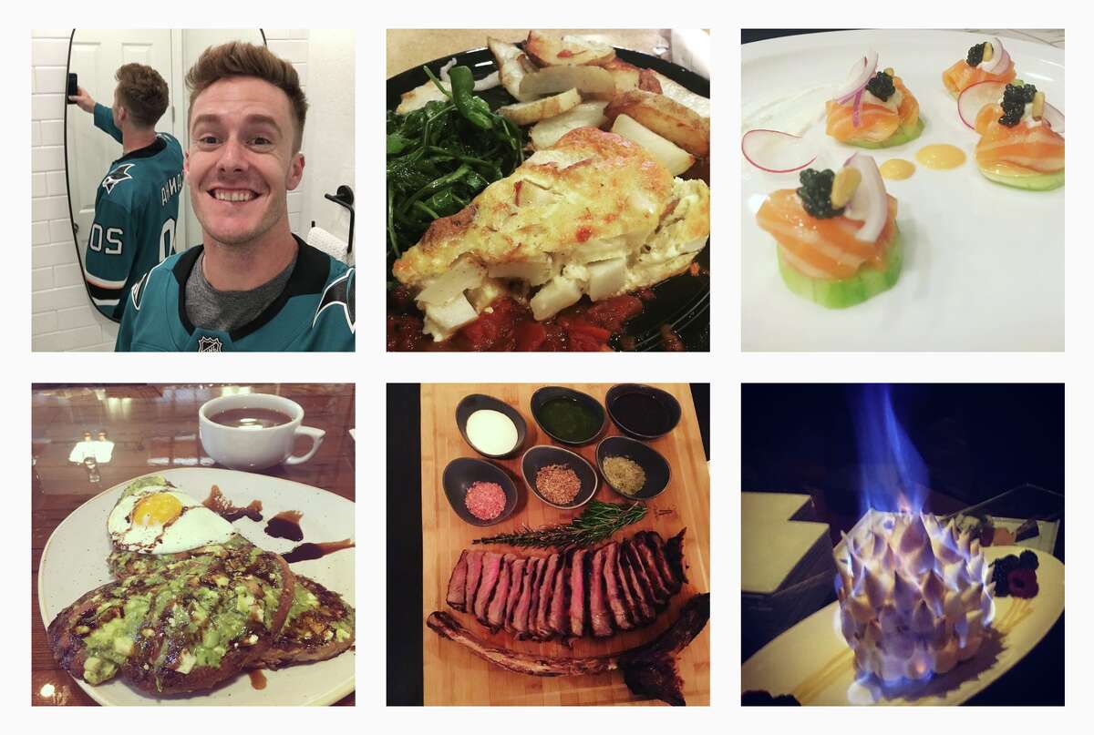 A screenshot from Oakland A's Mark Canha's food-centric Instagram account, @BigLeaugeFoodie.