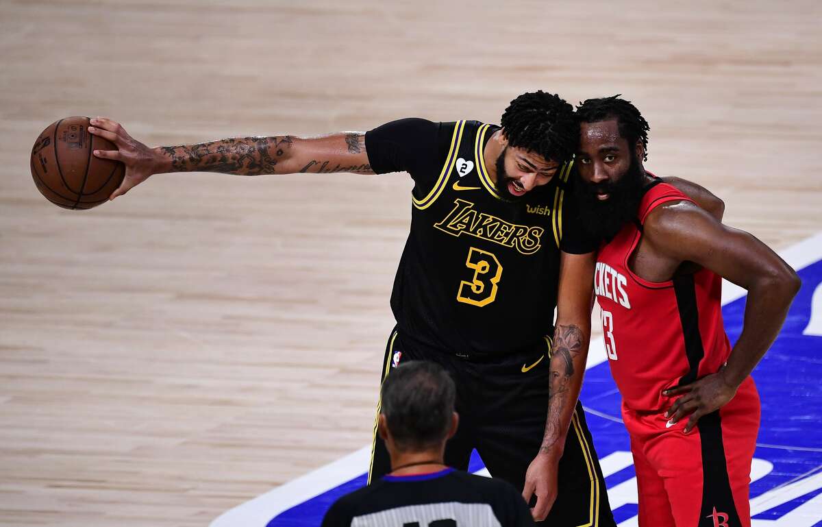 NBA gives Anthony Davis a flagrant foul, James Harden a technical