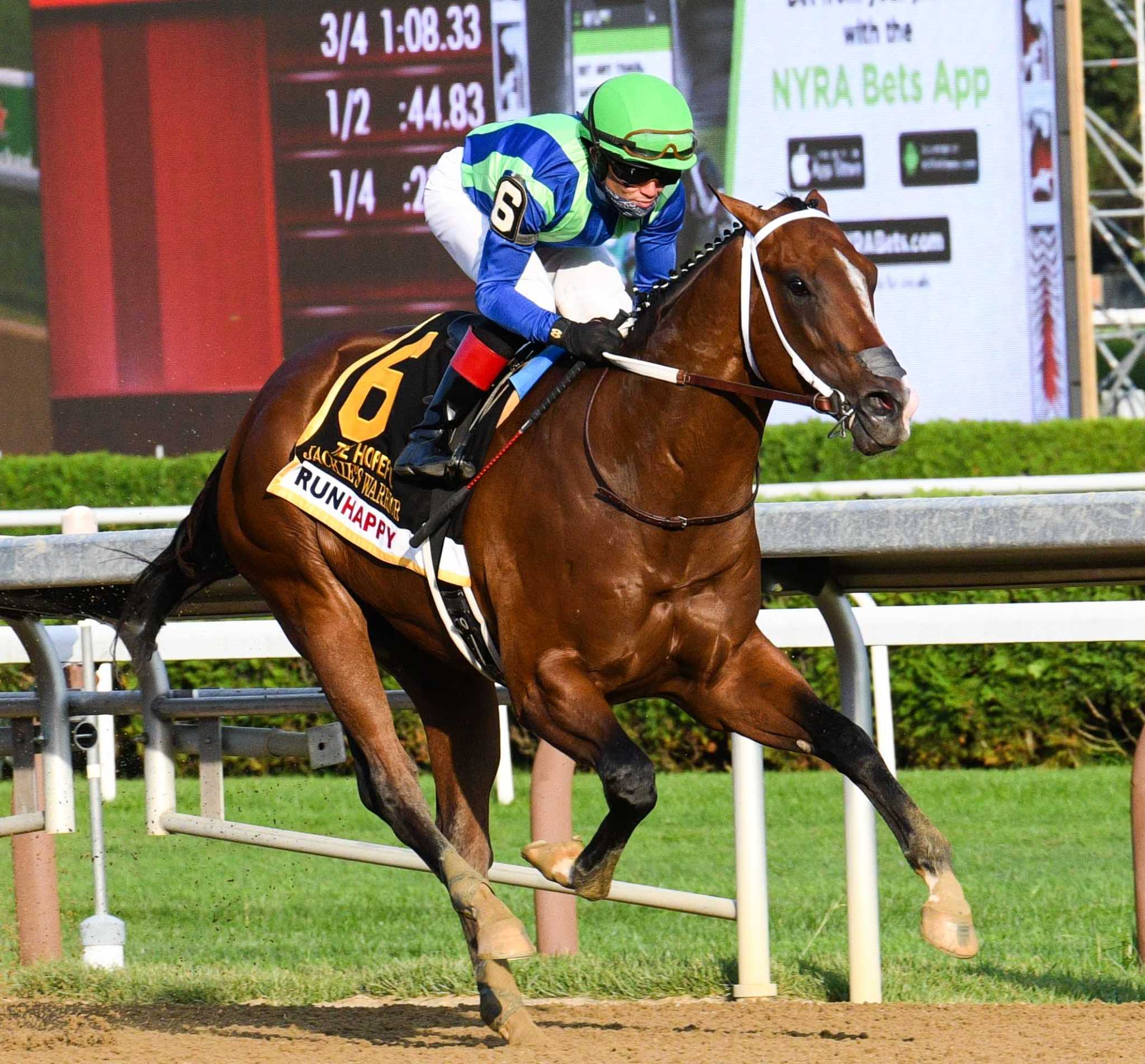 Jackie S Warrior Wins The Hopeful At Saratoga