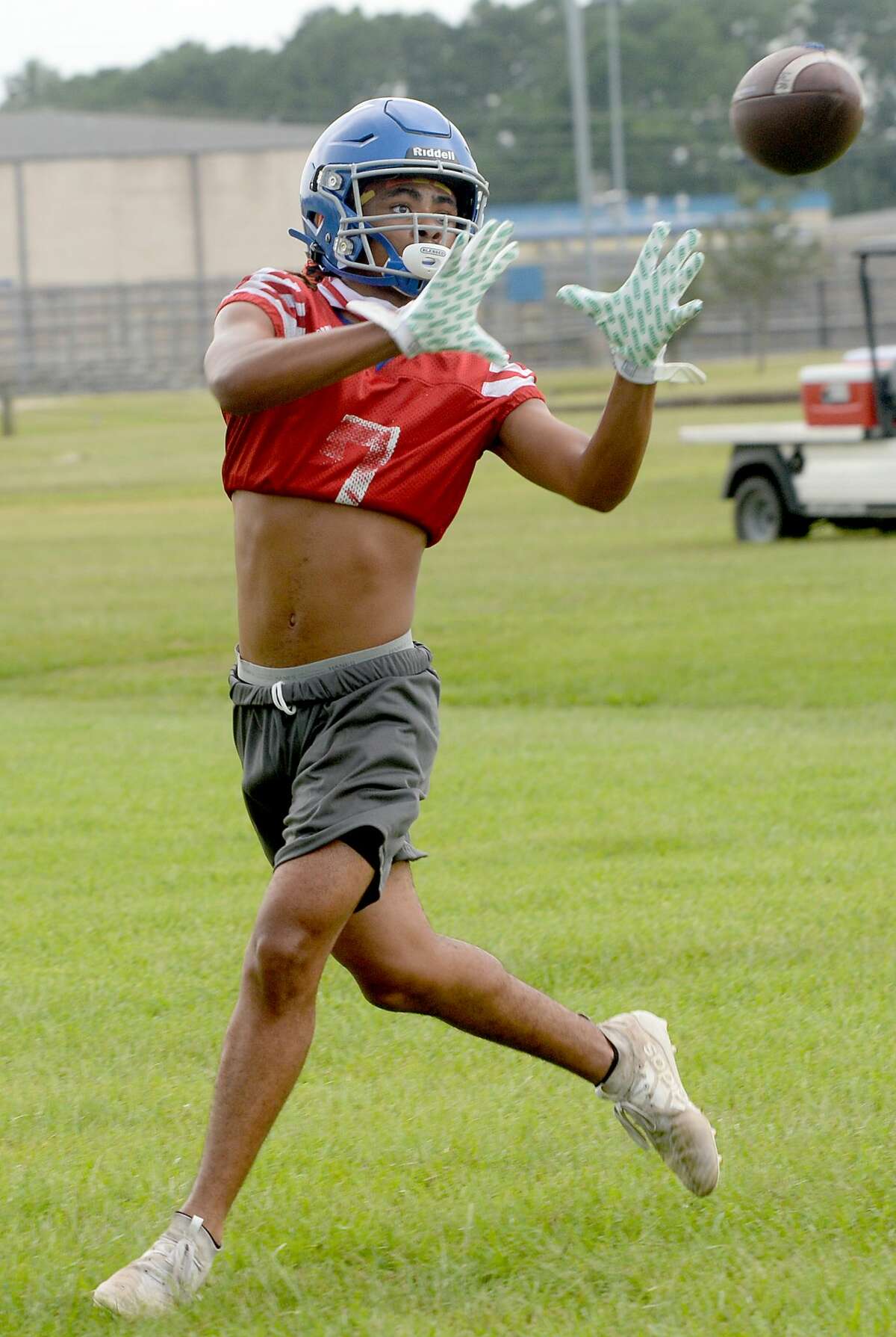 Photos: West Brook football holds first practice