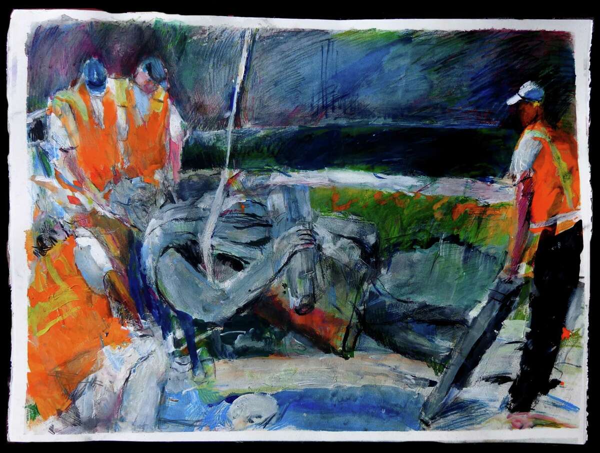 Howard Skrill's "Monumental Follies" exhibit is available virtually at the Fairfield University Art Museum.