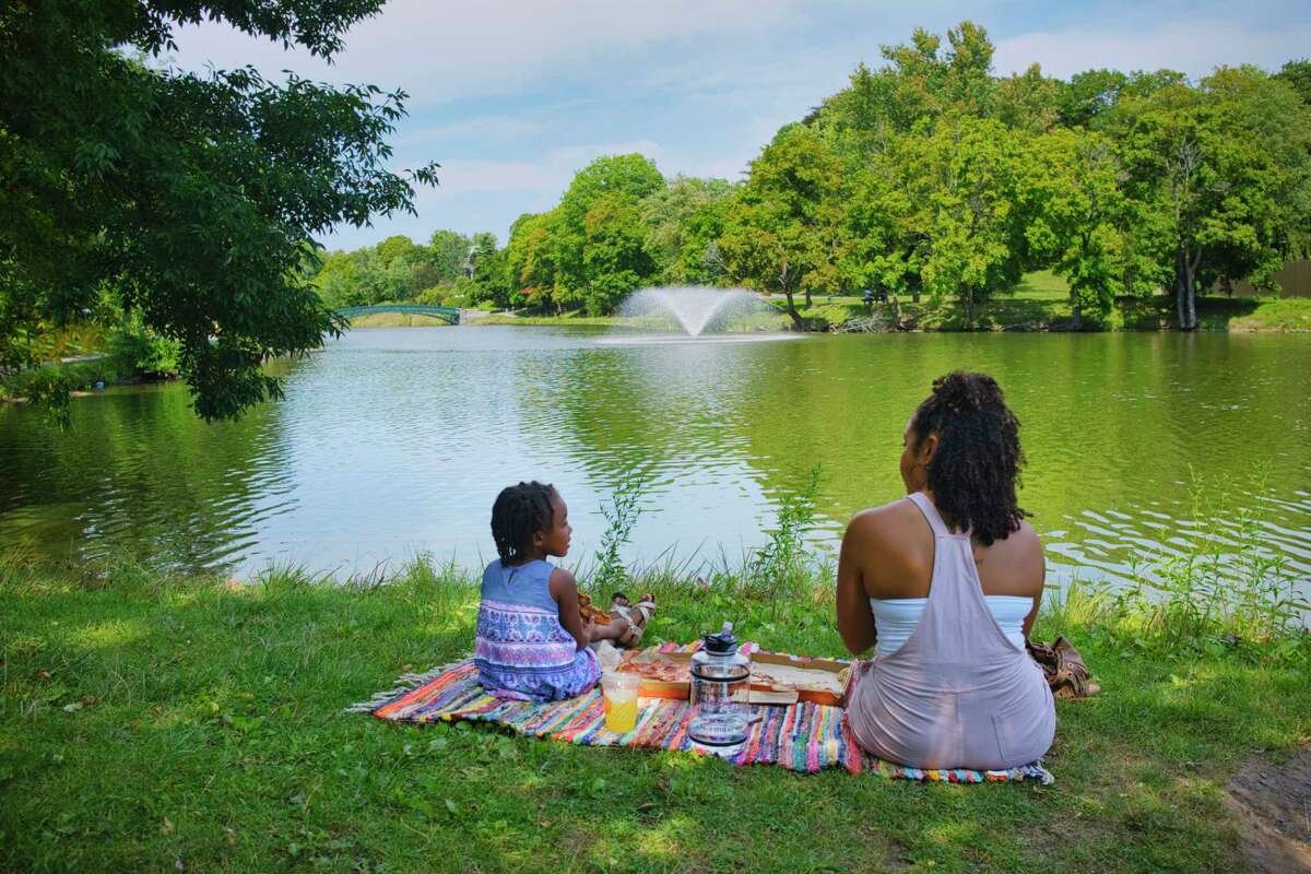 Visitors to Albany's Washington Park could stumble across the production crew filming scenes for the Amazon Prime series 