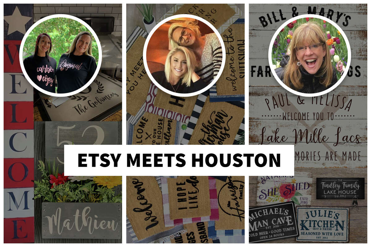 Meet the Houston women behind three of our favorite local home decor shops on Etsy.