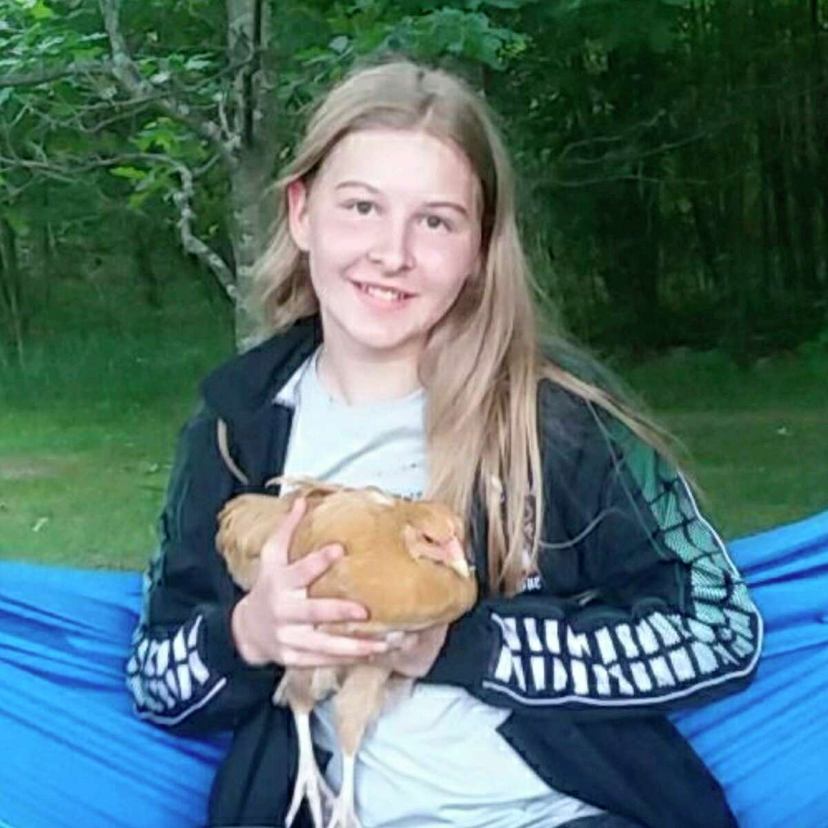 Pine River's Amanda Hill poses with a friend. (Courtesy photo)
