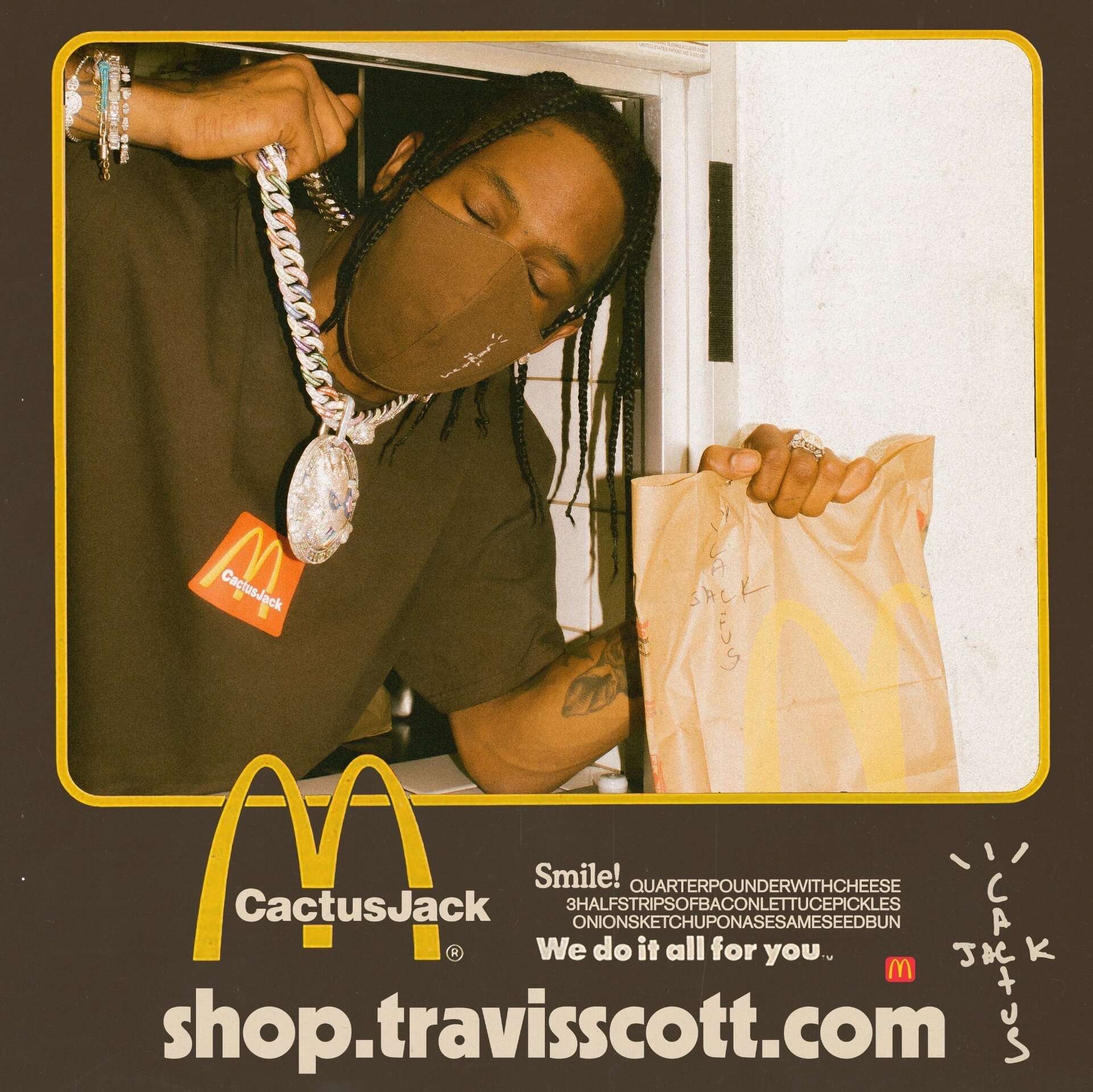 Travis Scott's McDonald's merch line includes a chicken nugget