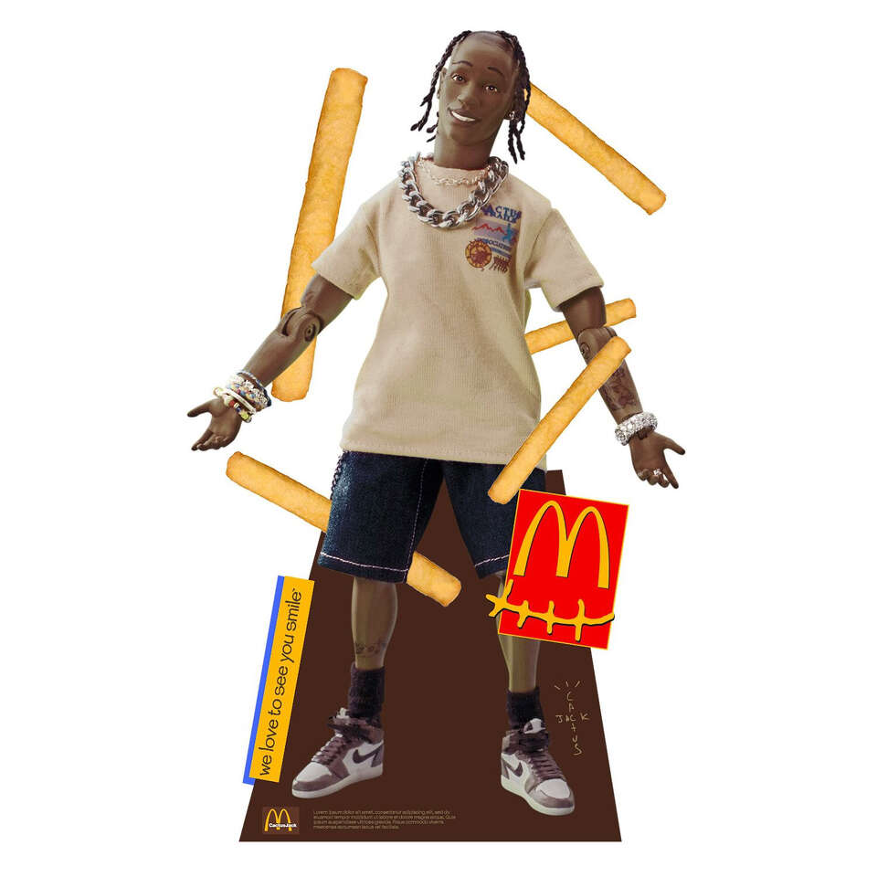 Travis Scott's McDonald's merch line includes a chicken nugget