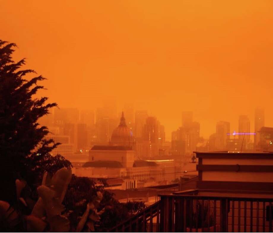 San Francisco Bay Area sky turns bright orange, some areas see 'snowing' ash