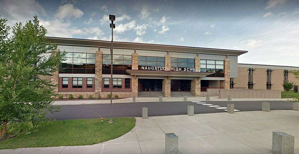 A Google streetview screenshot of Naugatuck High School in Naugatuck, Conn. The school sent all students home at 11 a.m. Wednesday, Sept. 9, 2020, after finding out that a student tested positive for COVID-19.