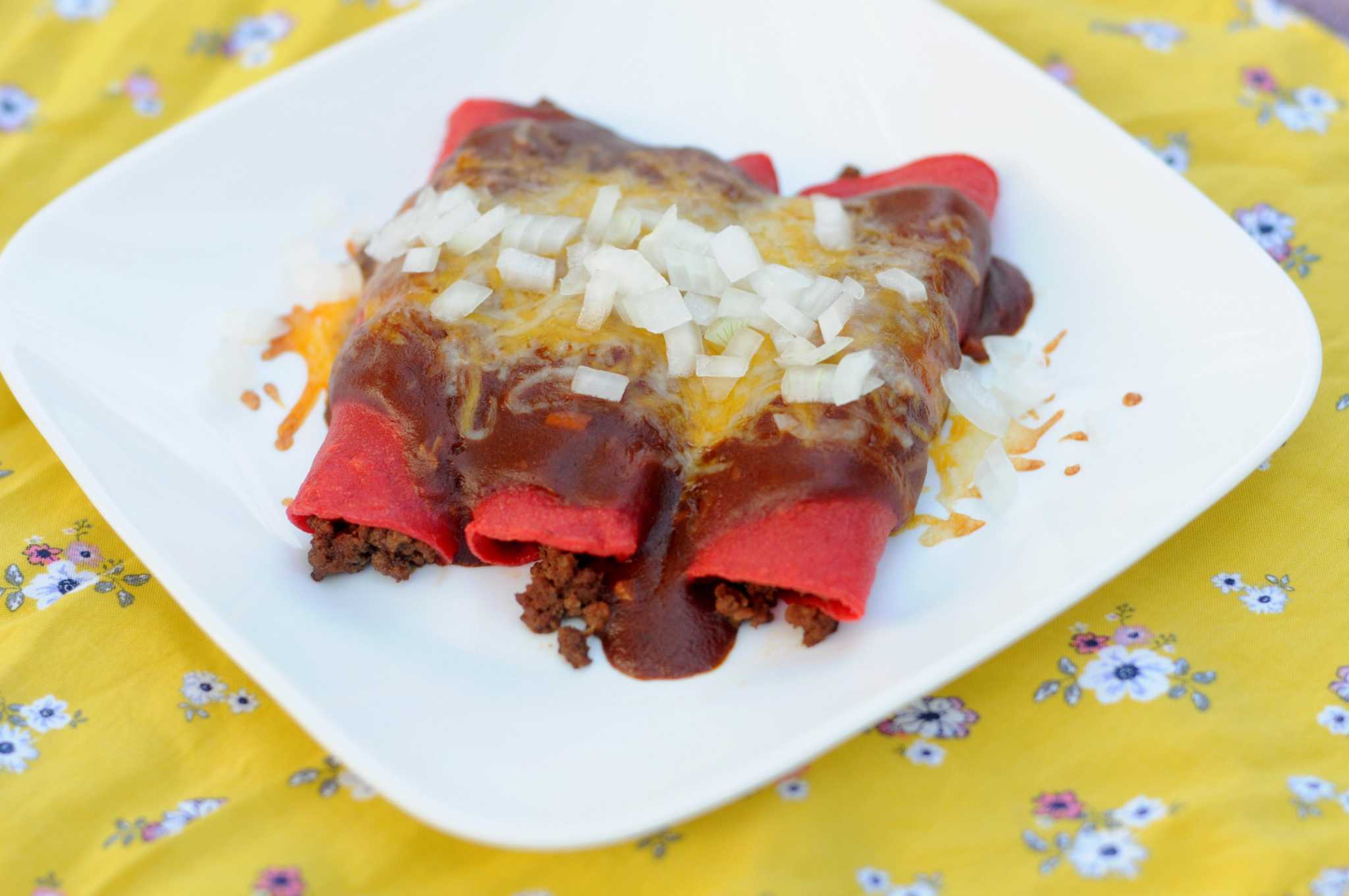 Recipe TexMexStyle Ancho Chile Gravy Enchiladas