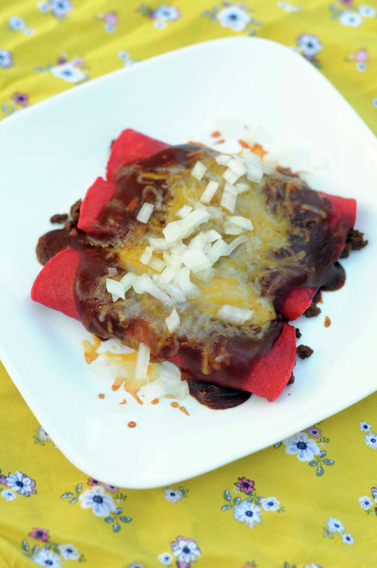 Tex-Mex-Style Ancho Chile Gravy Enchiladas