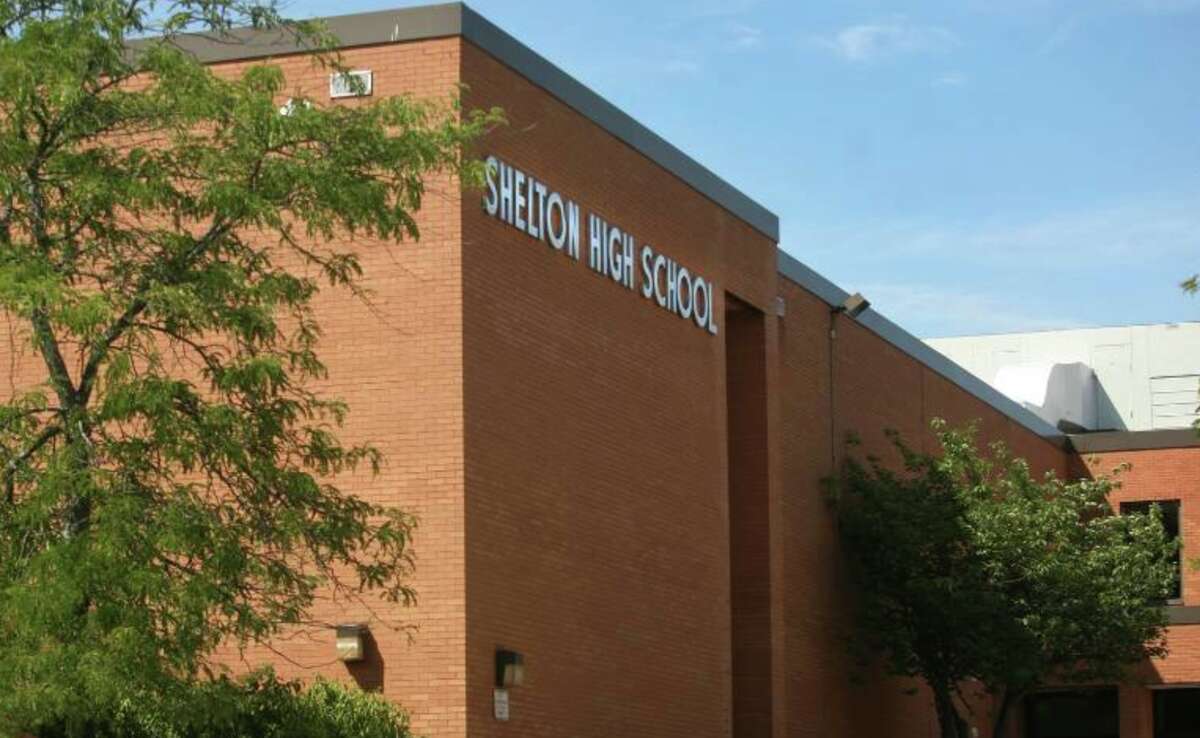 The exterior of Shelton High School is shown in this file photo.