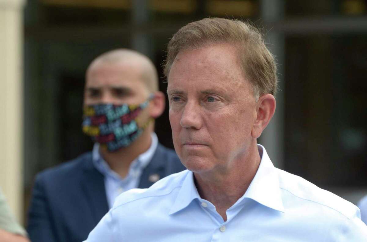Gov. Ned Lamont is scheduled to give the keynote speech during the Stamford Chamber of Commerce’s annual meeting on Sept. 30, 2020 at the Residence Inn by Marriott in downtown Stamford, Conn.