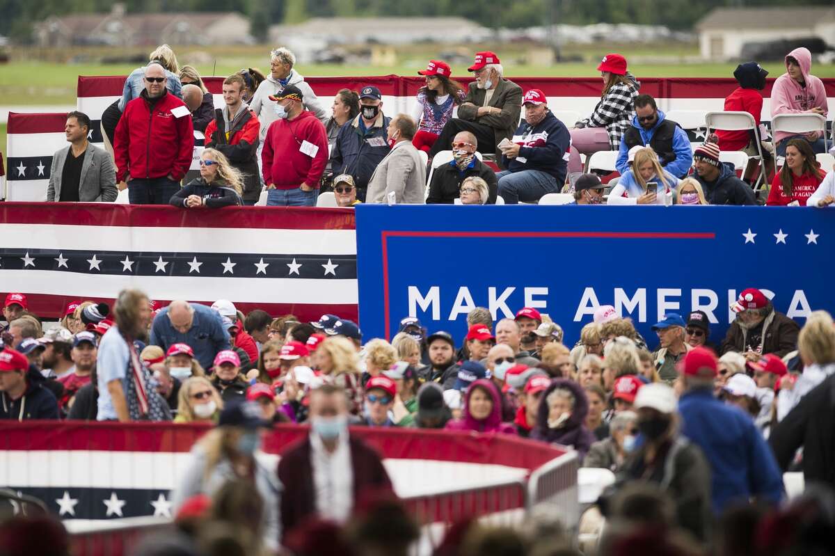 Photos Crowds Await President Trump S Remarks