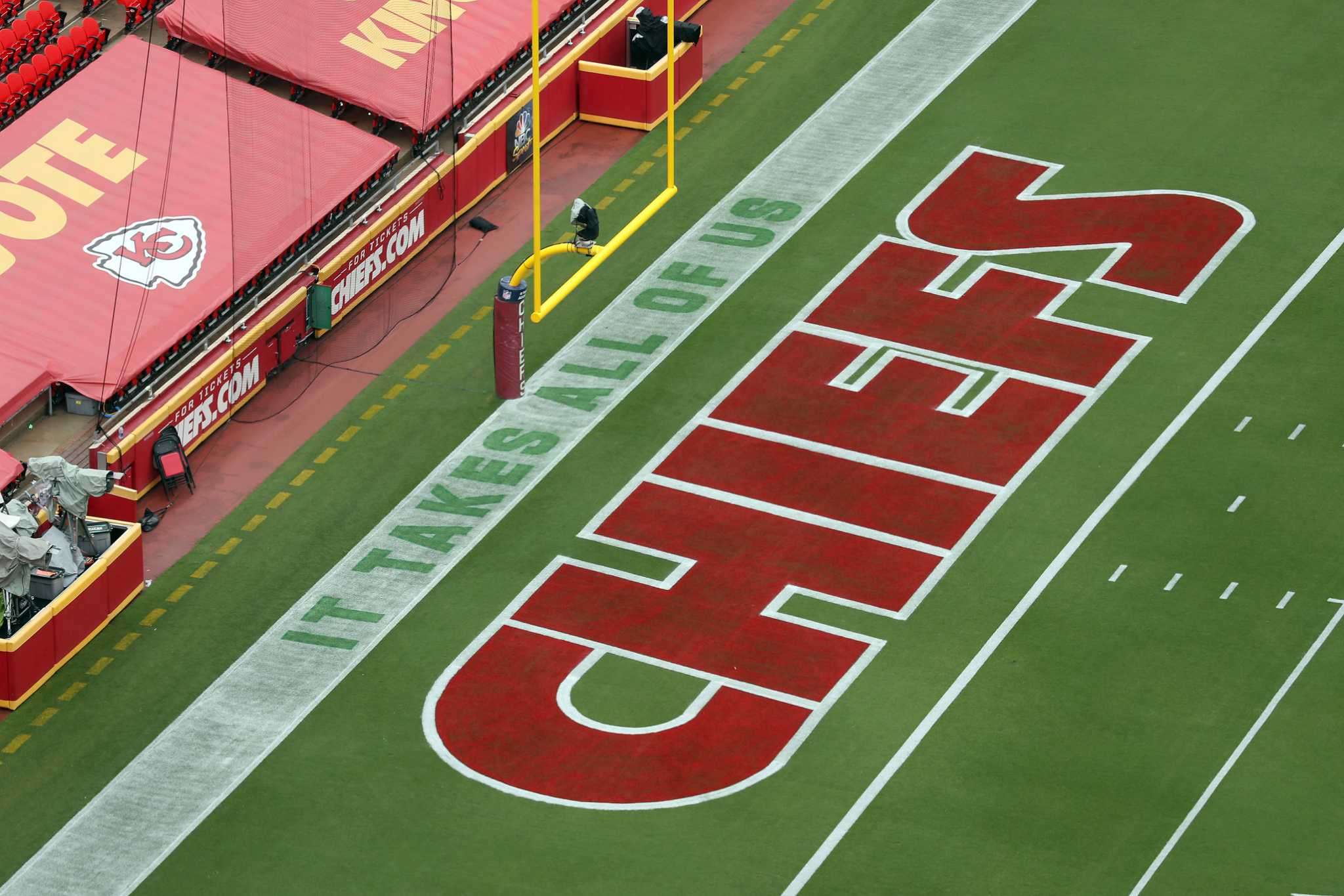 Red end zones are back 