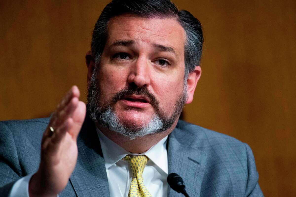(FILES) In this file photo taken on June 16, 2020 Sen. Ted Cruz, R-Texas, asks a question during the Senate Judiciary Committee hearing titled Police Use of Force and Community Relations, in Dirksen Senate Office Building in Washington, DC. (Photo by TOM WILLIAMS/POOL/AFP via Getty Images)