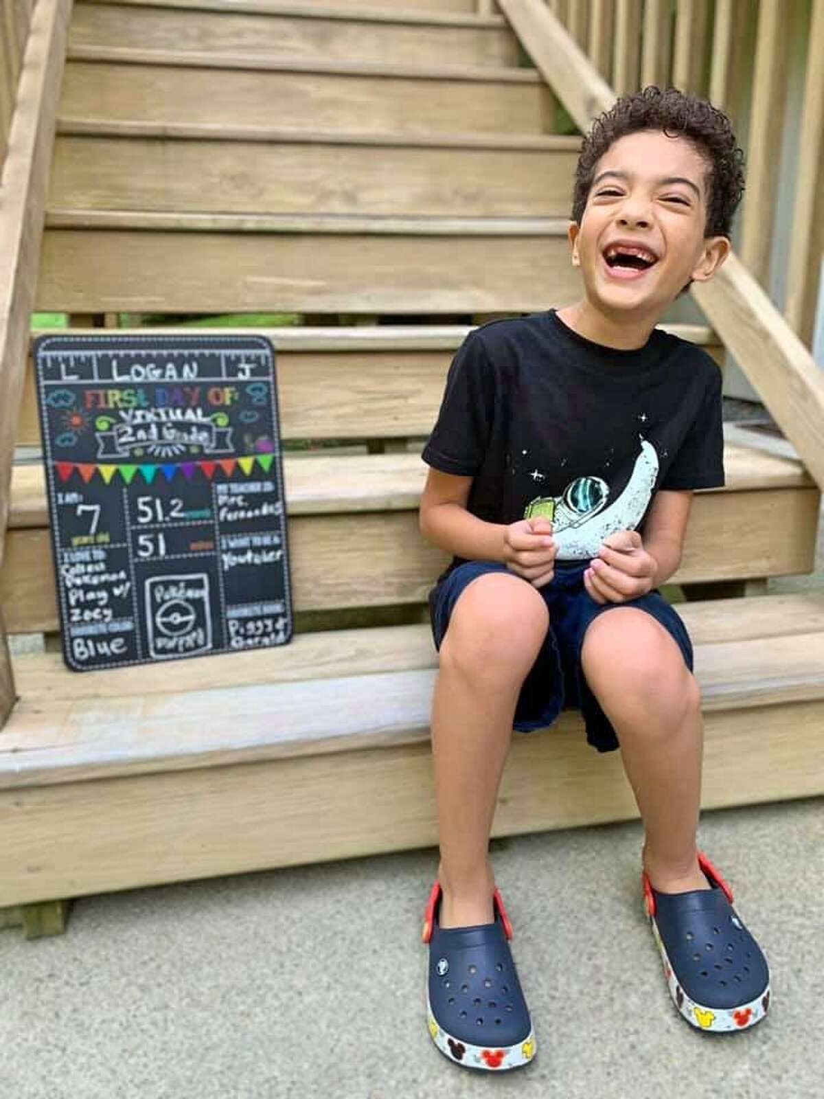 Parents' first day of school photos from around Trumbull on Sept. 8, 2020.