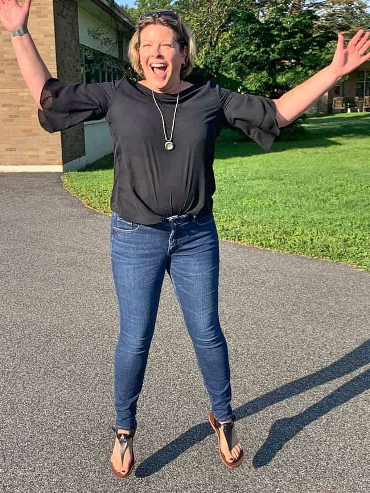 Parents' first day of school photos from around Trumbull on Sept. 8, 2020.