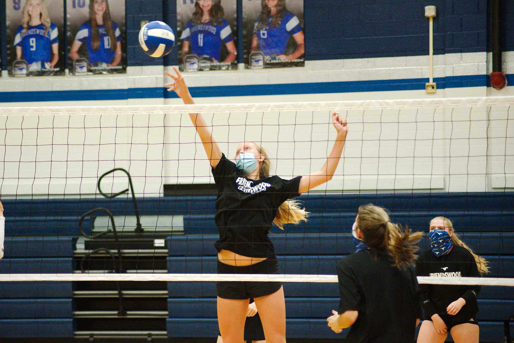 See Scenes Of The Mustangs Preparing For Volleyball Season