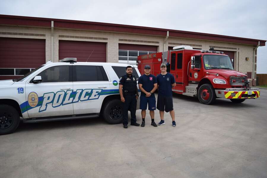 Never Plainview firefighters, police officer mark 19th