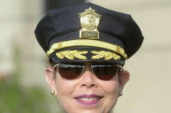 Acting Police Chief Rebeca Garcia is being sued to block transferring captains.