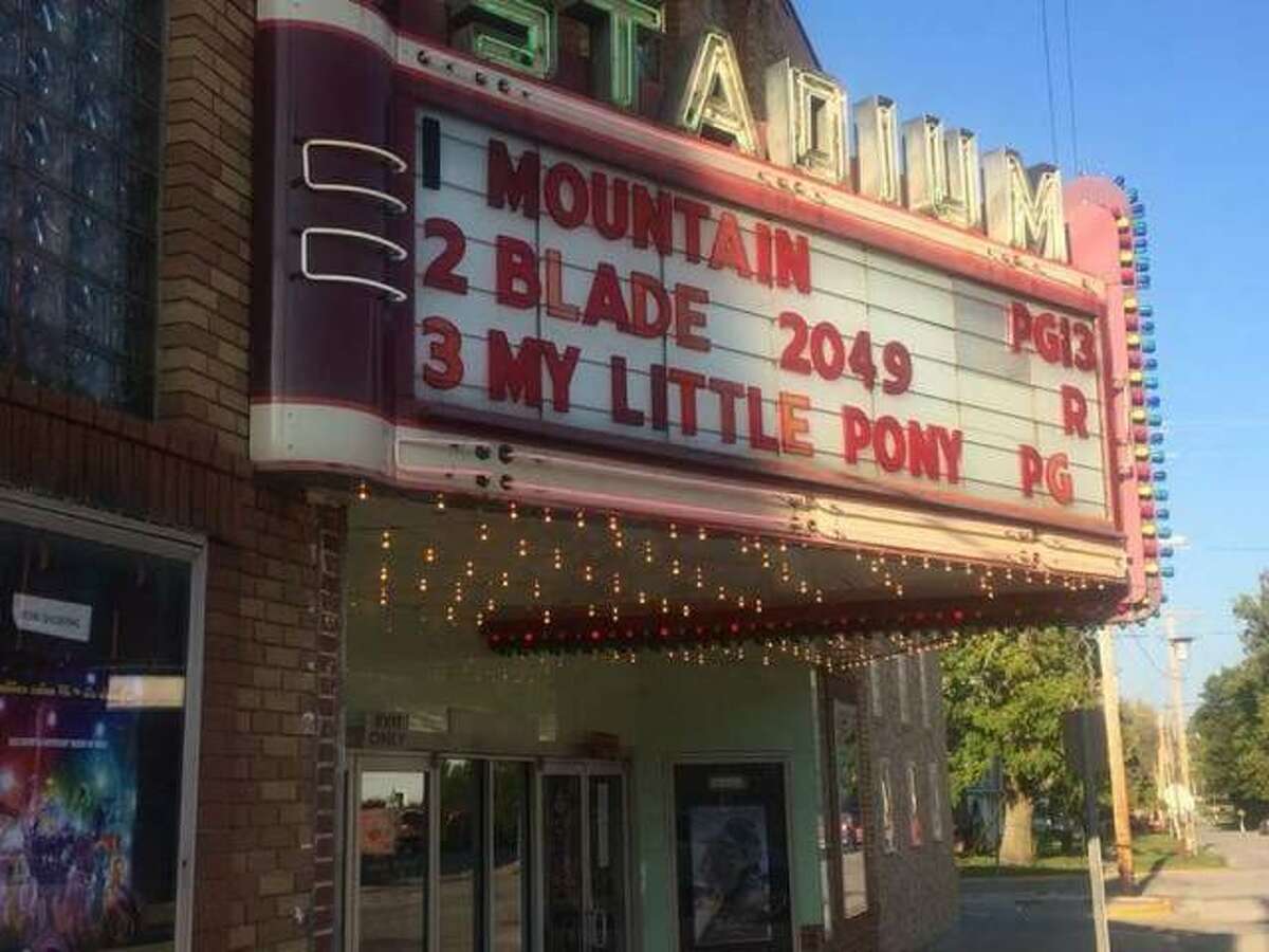 The Stadium Theater in Jerseyville, currenty closed as a pandemic precaution, may delay its reopening pending virus positivity rates for the area.