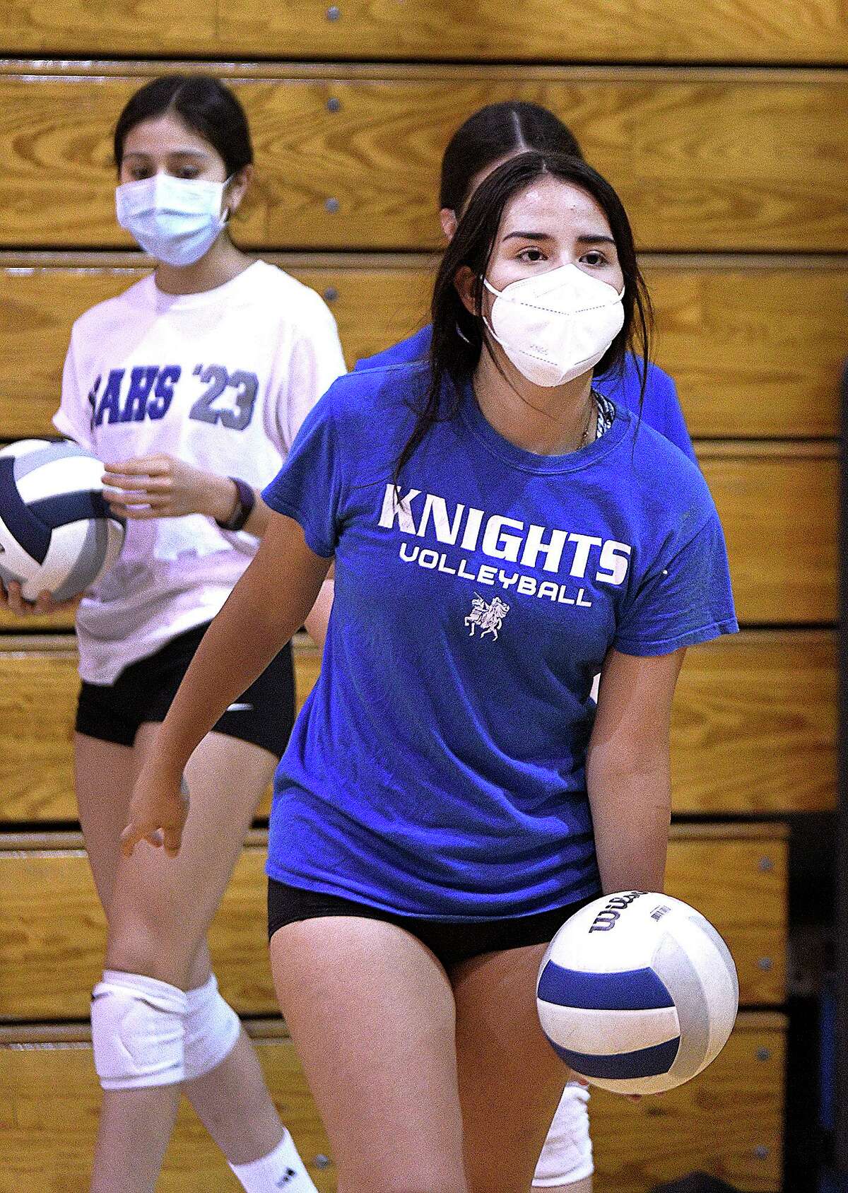 St. Augustine was the first local high school volleyball team to resume in-person activity as it held its first practice on Wednesday, Sept. 9.