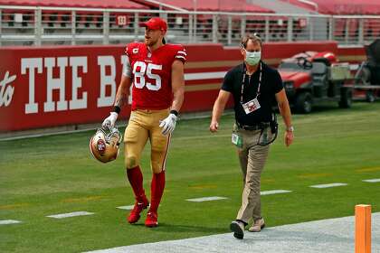 49ers George Kittle Has Sprained Knee Deebo Samuel Has Setback Sfchronicle Com