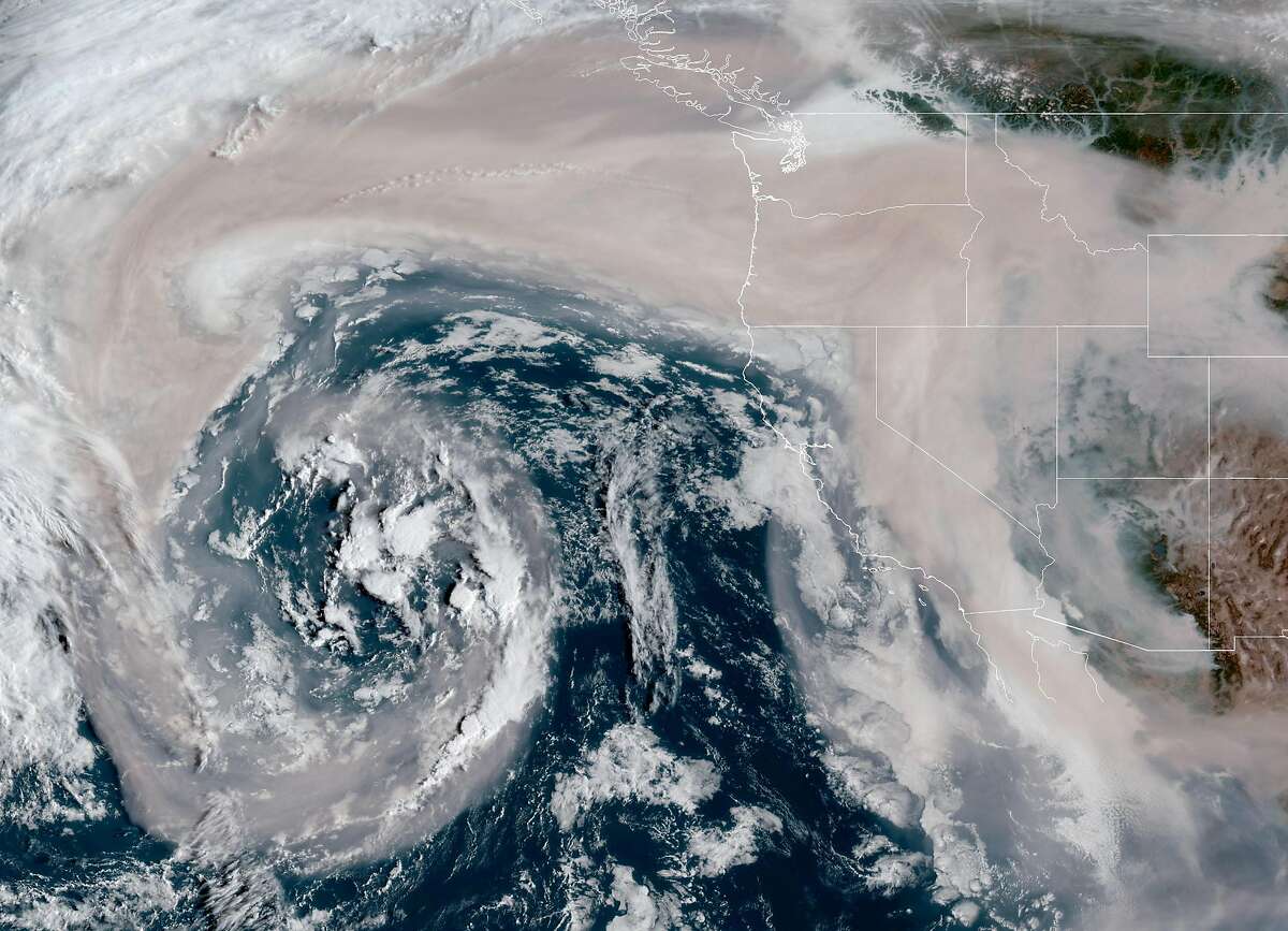 Image of the Western Hemisphere and Pacific Ocean from the National Atmospheric and� Oceanic Administration's Geostationary Operational Environmental Satellite system (GOES), Sept. 13, 2020.