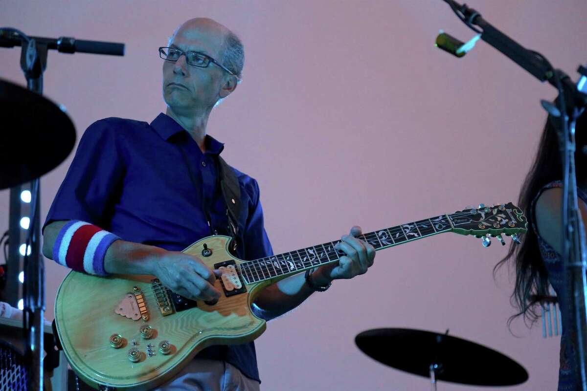 Guitarist Paul Dunay performs at the Terrapin concert from the Supper & Soul series at the Imperial Lot on Friday, Sept. 11, 2020, in Westport, Conn.