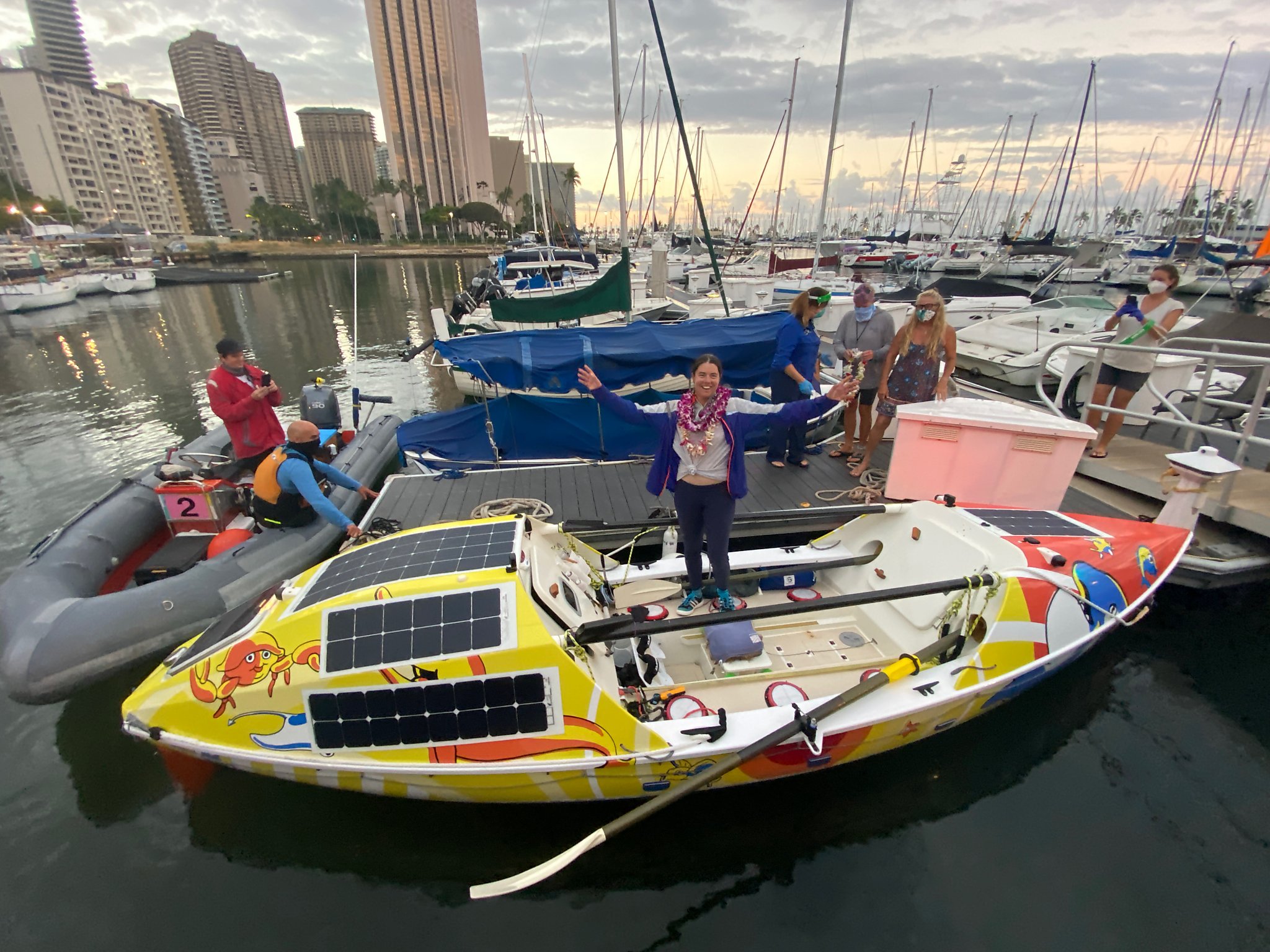 After 86 days at sea SF rower arrives in Hawaii