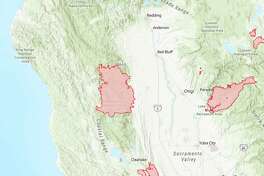 current california fire smoke map
